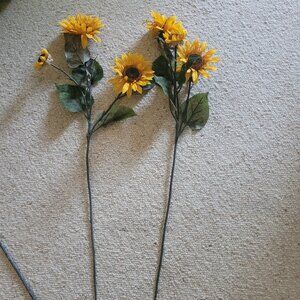 Brand new pair of long sunflower floral Artificial flowers